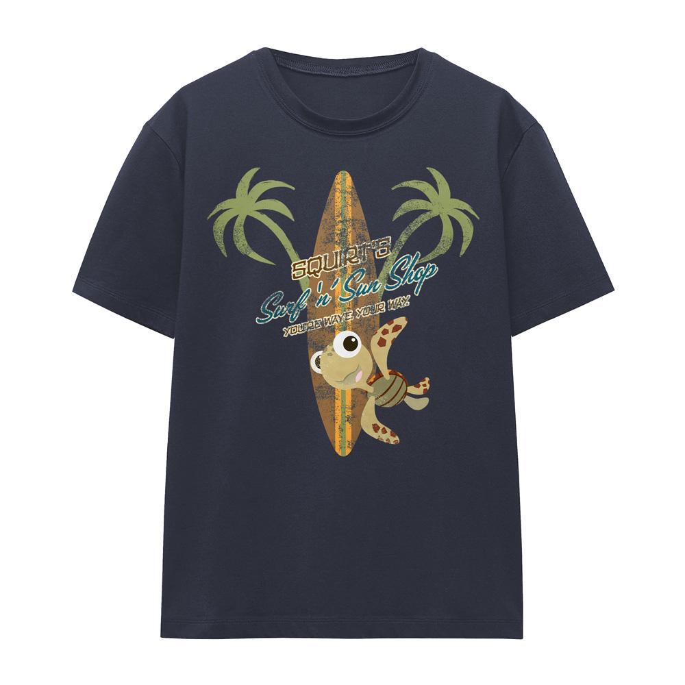 Deep Navy - Side - Finding Nemo Womens-Ladies T-Shirt