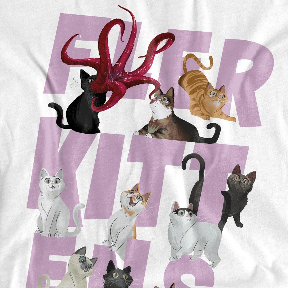 White - Pack Shot - The Marvels Womens-Ladies Flerkitten T-Shirt