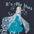 Deep Navy - Pack Shot - Frozen Womens-Ladies Its My Year To Shine New Year T-Shirt