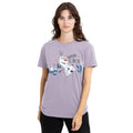 Lavender - Back - Frozen Womens-Ladies Wayyy Cool T-Shirt