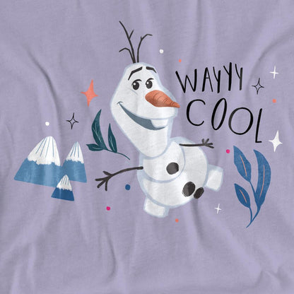 Lavender - Pack Shot - Frozen Womens-Ladies Wayyy Cool T-Shirt