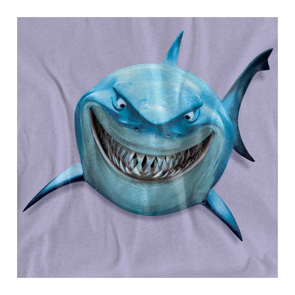 Lavender - Side - Finding Nemo Womens-Ladies Shark Smile Smile T-Shirt