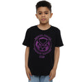 Black - Side - Black Panther Childrens-Kids Scratch T-Shirt