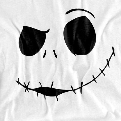 White - Pack Shot - The Nightmare Before Christmas Womens-Ladies Jack Face T-Shirt