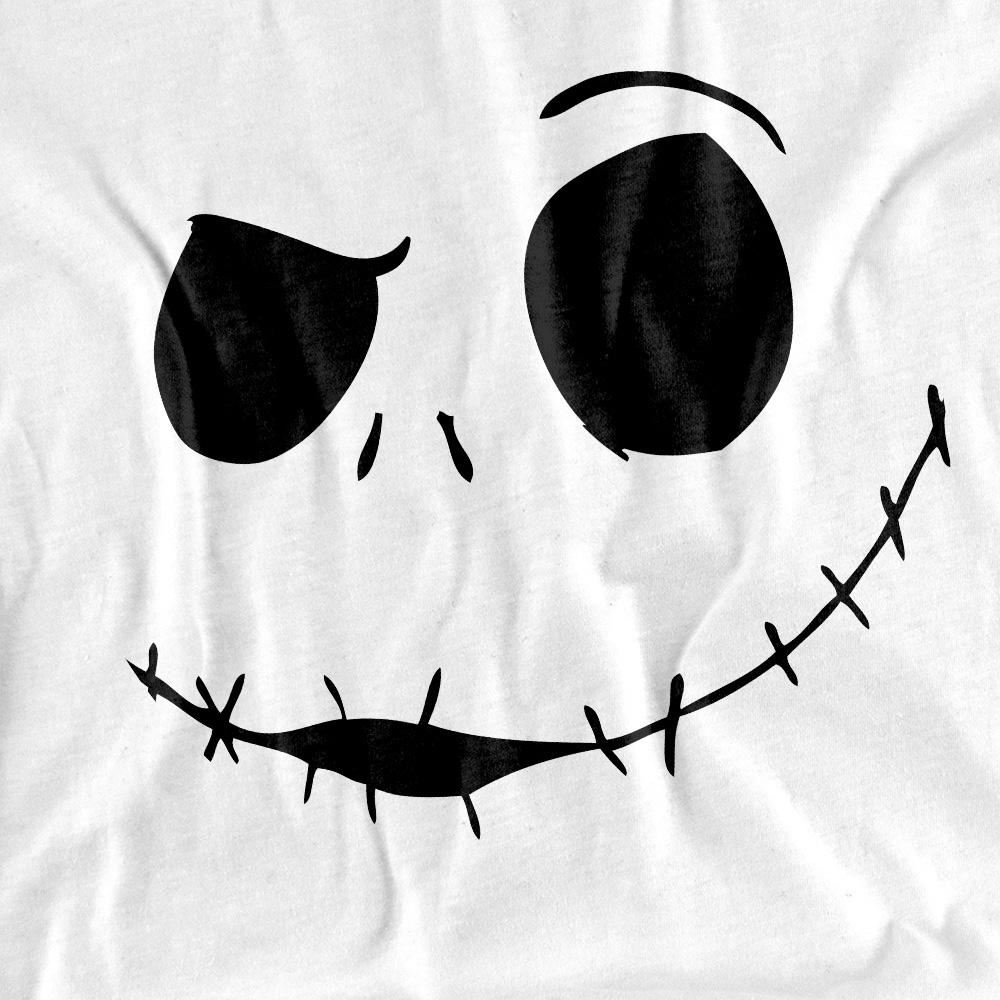 White - Pack Shot - The Nightmare Before Christmas Womens-Ladies Jack Face T-Shirt