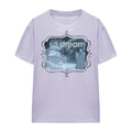 Lavender-Lavender - Front - Cinderella Womens-Ladies Dream Big Fairy Godmother T-Shirt