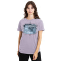 Lavender-Lavender - Back - Cinderella Womens-Ladies Dream Big Fairy Godmother T-Shirt