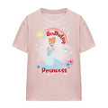 Pink - Front - Cinderella Womens-Ladies Princess Birthday T-Shirt