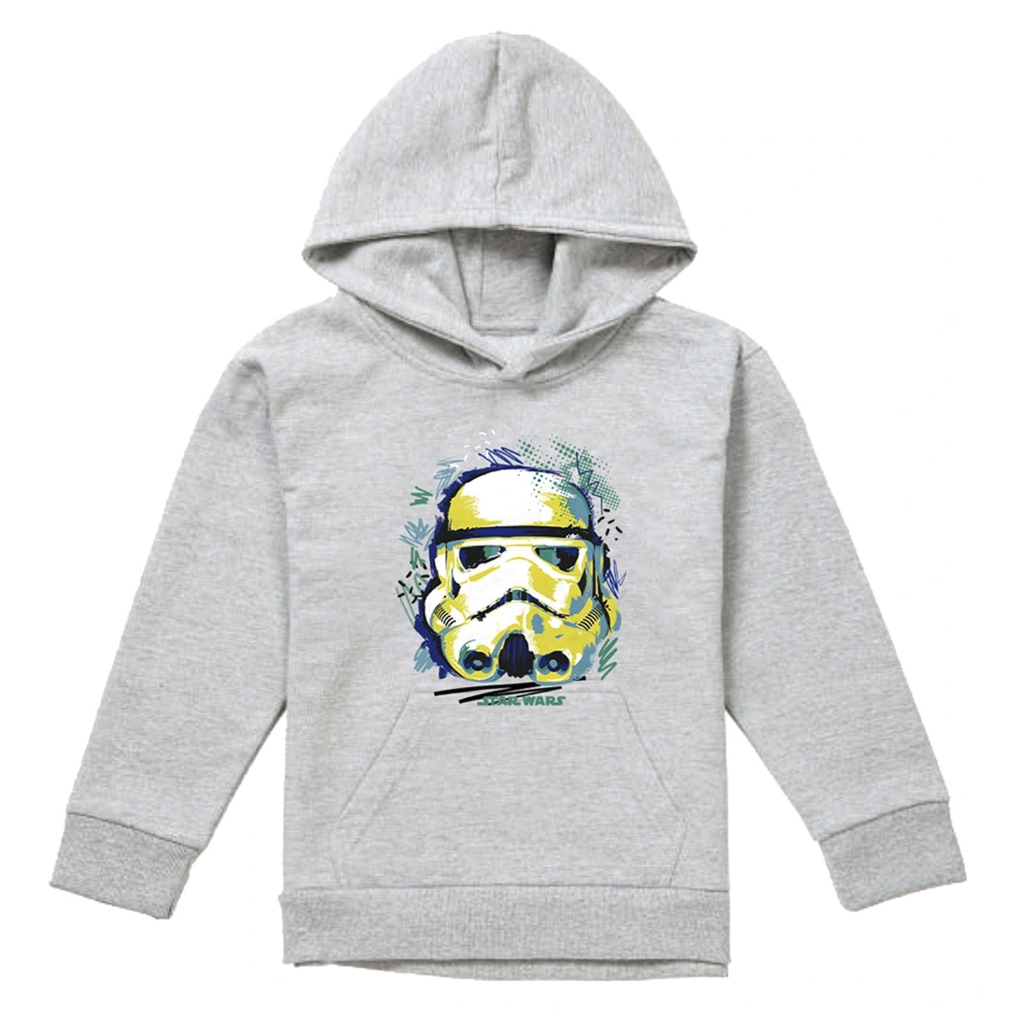Athletic Heather - Front - Star Wars Childrens-Kids Hoodie