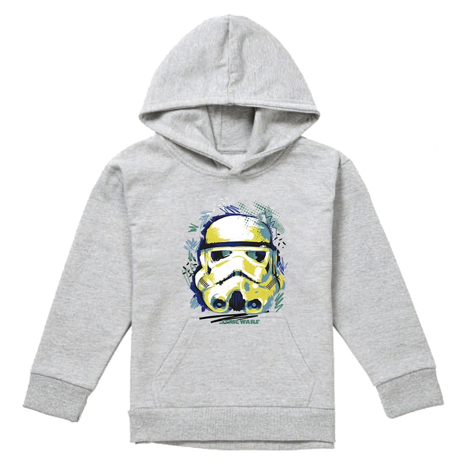 Athletic Heather - Front - Star Wars Childrens-Kids Hoodie