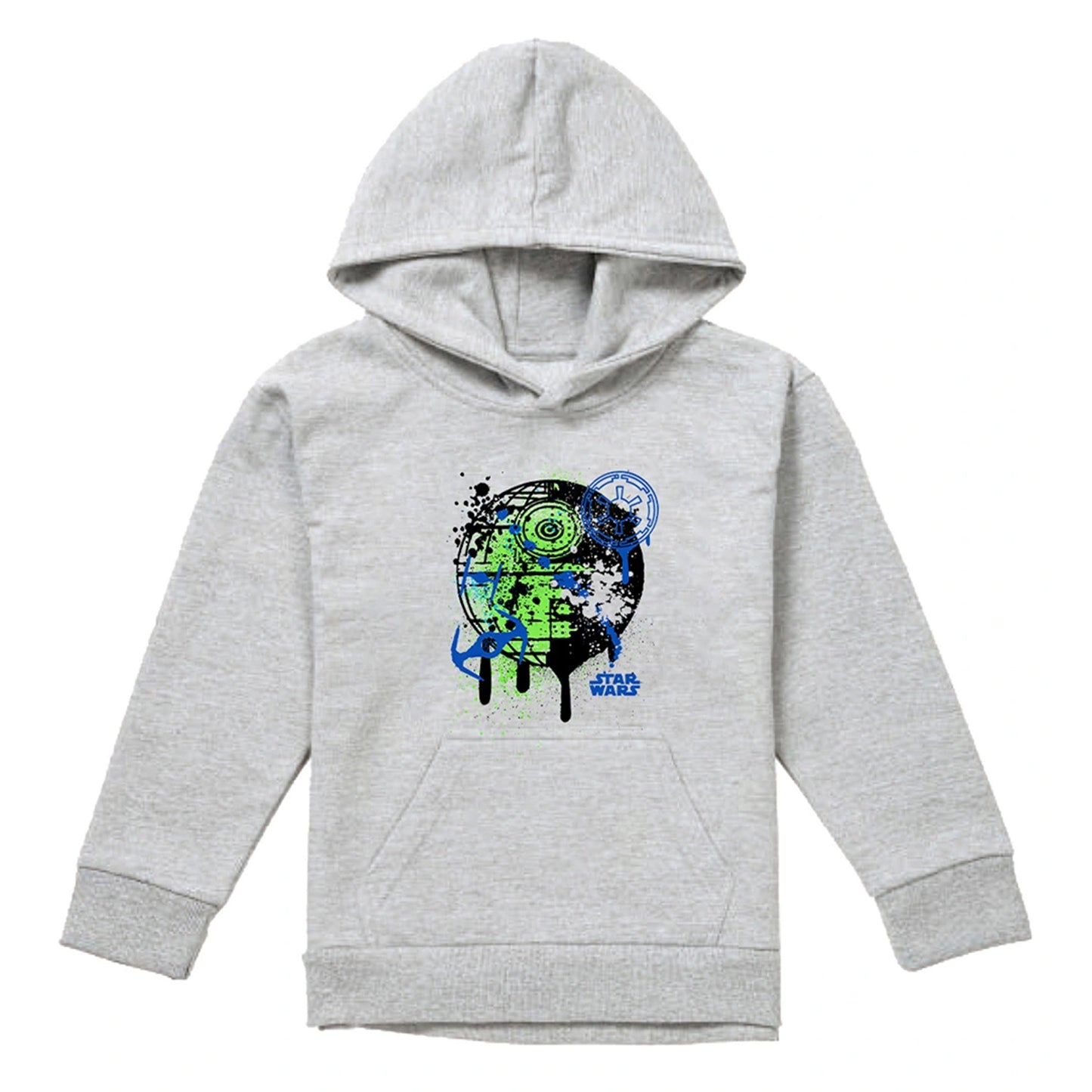 Athletic Heather - Front - Star Wars Childrens-Kids Hoodie