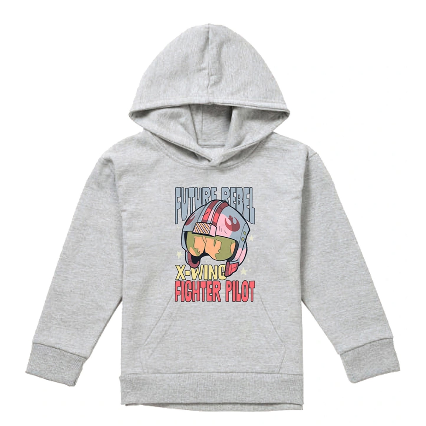 Athletic Heather - Front - Star Wars Childrens-Kids Future Rebel Fighter Pilot X-Wing Hoodie