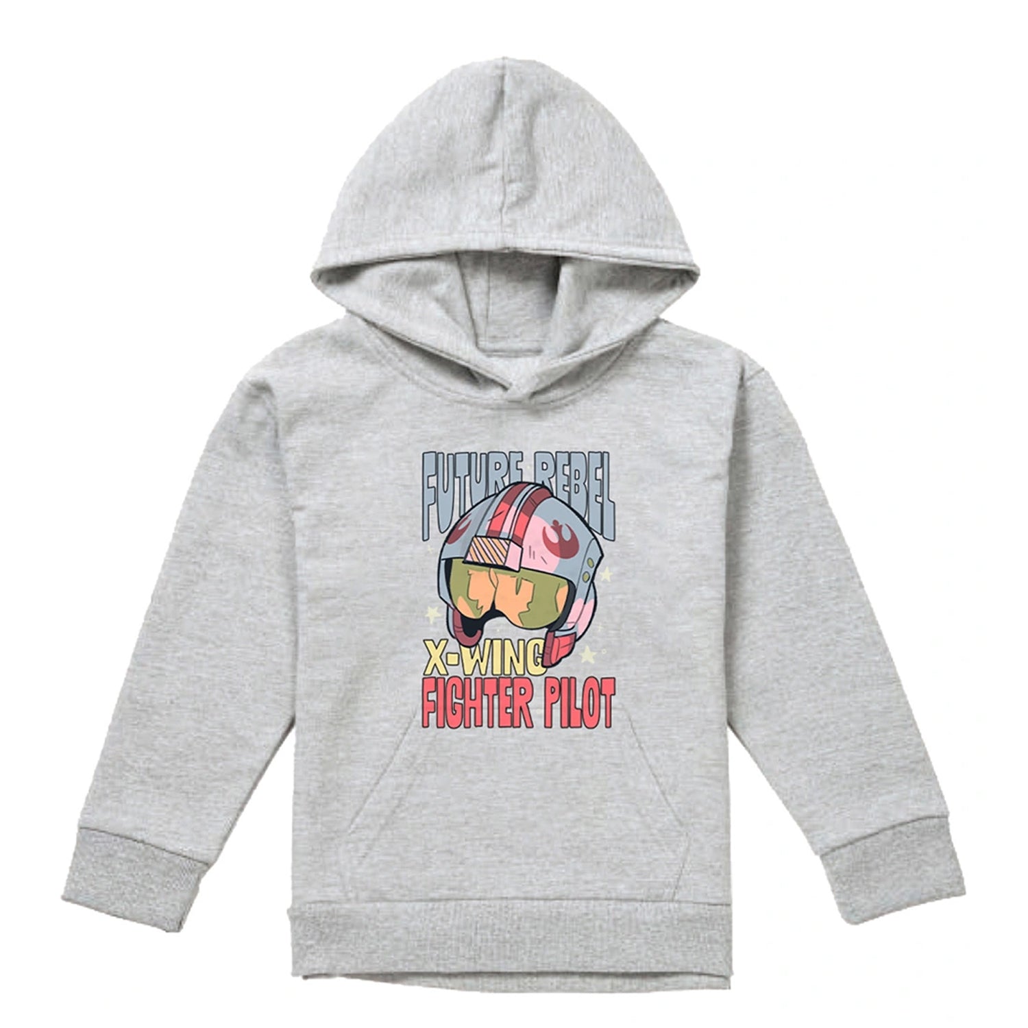 Athletic Heather - Front - Star Wars Childrens-Kids Future Rebel Fighter Pilot X-Wing Hoodie