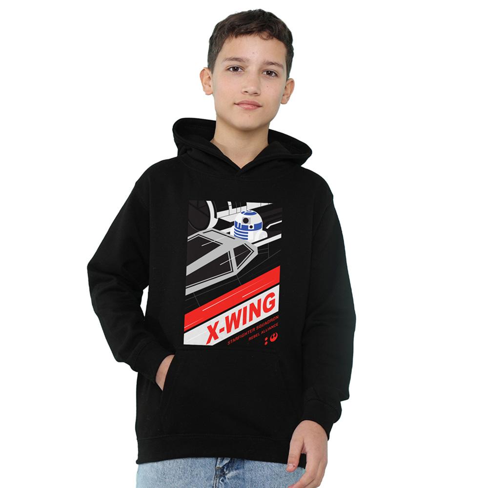 Athletic Heather - Front - Star Wars Childrens-Kids Hoodie
