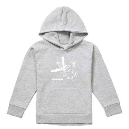 Athletic Heather - Front - Star Wars Childrens-Kids Manga Anakin And Darth Vader Lightsaber Hoodie