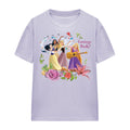 Lavender - Side - Disney Princess Womens-Ladies Snow White Pocahontas Sleeping Beauty T-Shirt