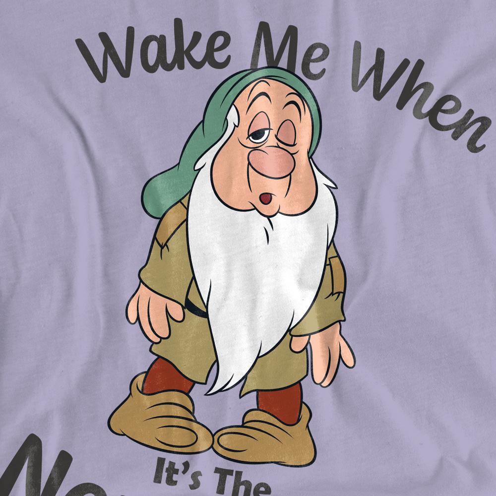 Lavender - Pack Shot - Snow White Womens-Ladies Wake Me When It´s The New Year T-Shirt