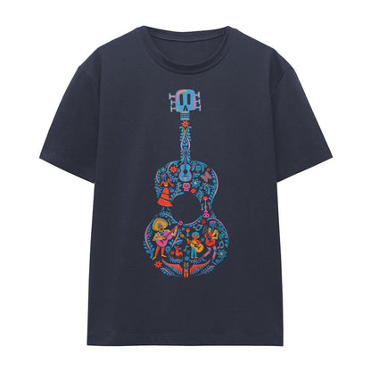 Deep Navy - Side - Coco Womens-Ladies Ernesto Miguel Hector T-Shirt