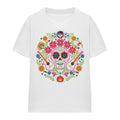 White - Side - Coco Womens-Ladies Ernesto Miguel Hector Day Of The Dead T-Shirt