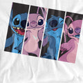 White - Pack Shot - Lilo & Stitch Womens-Ladies Stitch & Angel Character Boxes T-Shirt
