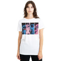 White - Front - Lilo & Stitch Womens-Ladies Stitch & Angel Character Boxes T-Shirt