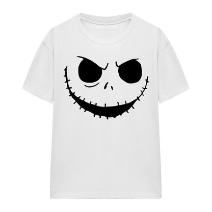 White - Side - The Nightmare Before Christmas Womens-Ladies T-Shirt