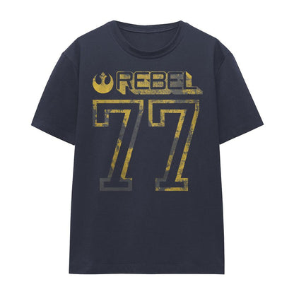 Deep Navy - Front - Star Wars Rebels Womens-Ladies 77 T-Shirt