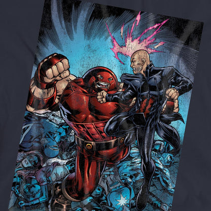 Deep Navy - Pack Shot - X-Men Womens-Ladies Destroy Juggernaught T-Shirt