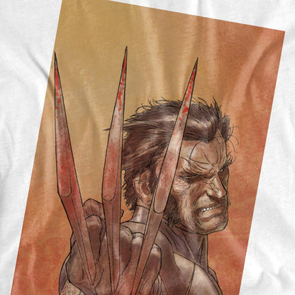 White - Pack Shot - X-Men Womens-Ladies Ready Wolverine T-Shirt