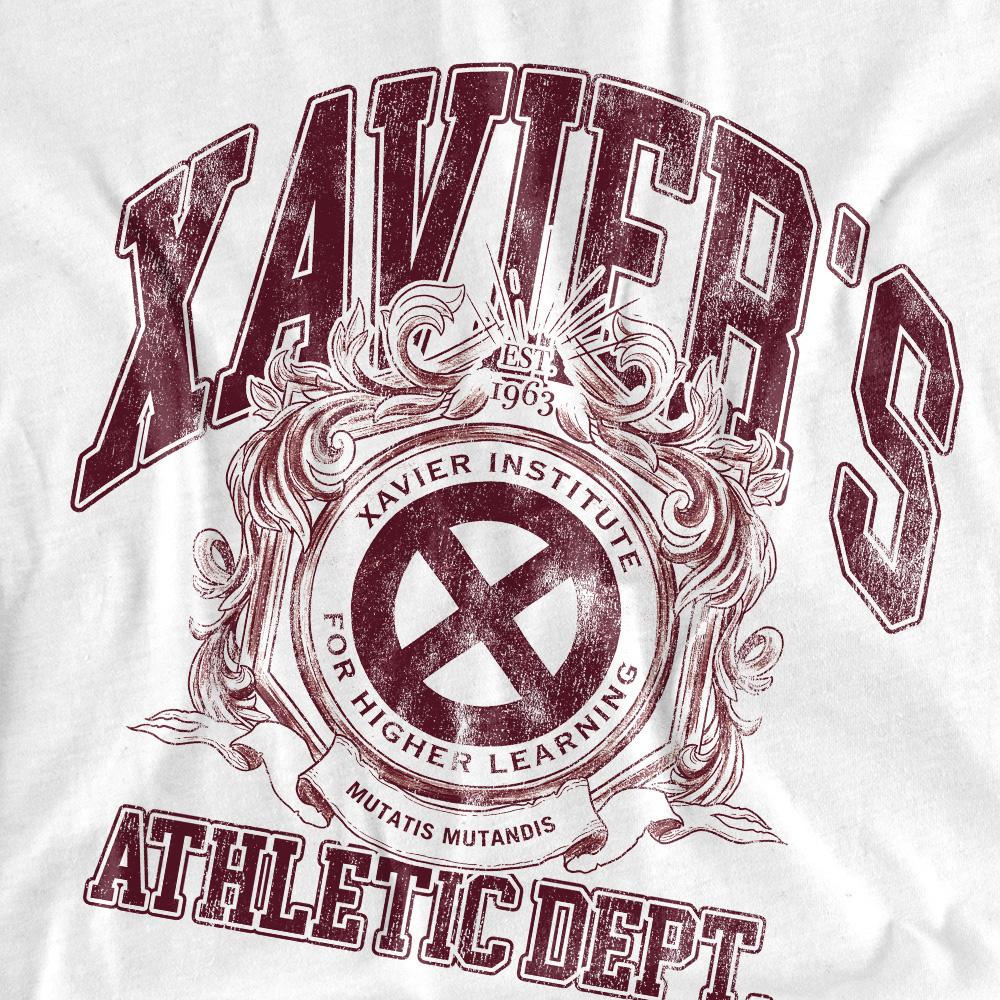 White - Pack Shot - X-Men Womens-Ladies Athletic Dept Professor X T-Shirt
