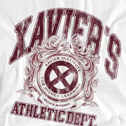 White - Pack Shot - X-Men Womens-Ladies Athletic Dept Professor X T-Shirt