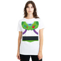 White - Front - Toy Story Womens-Ladies Buzz Lightyear Costume T-Shirt