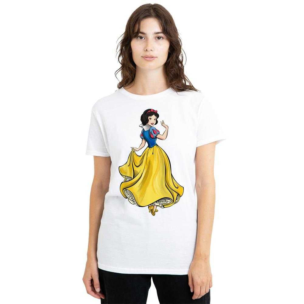 White - Lifestyle - Snow White Womens-Ladies Fairest Princess Of Them All T-Shirt