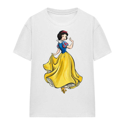 White - Front - Snow White Womens-Ladies Fairest Princess Of Them All T-Shirt