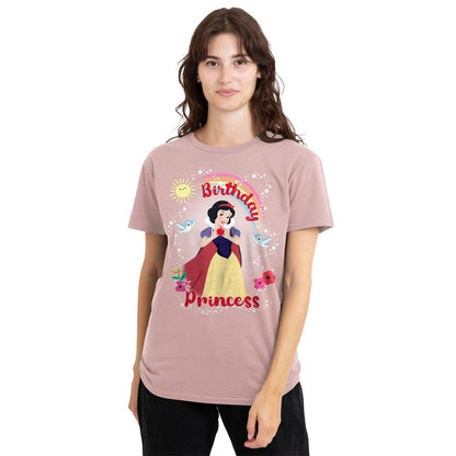 Pink - Front - Snow White And The Seven Dwarfs Womens-Ladies Princess T-Shirt
