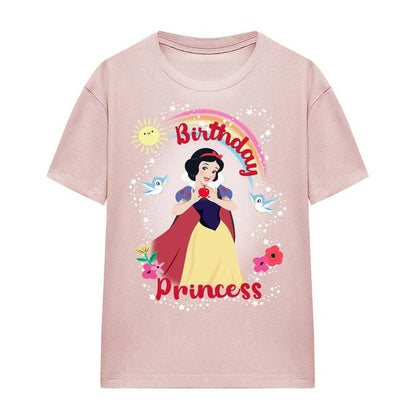 Pink - Front - Snow White And The Seven Dwarfs Womens-Ladies Princess T-Shirt