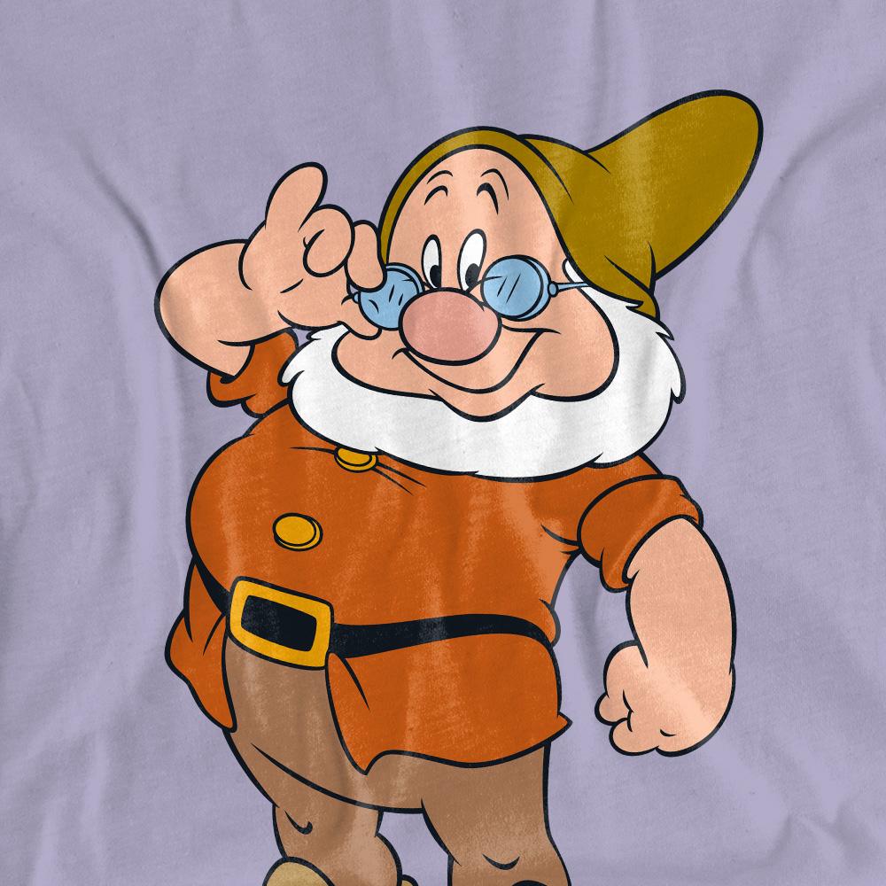 Lavender - Pack Shot - Snow White And The Seven Dwarfs Womens-Ladies The Leader Doc T-Shirt