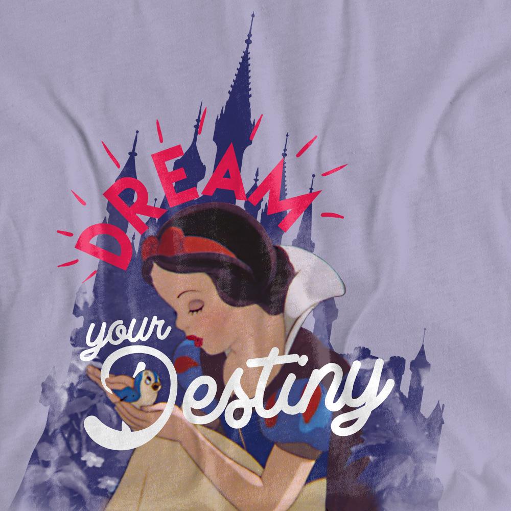 Lavender - Pack Shot - Snow White Womens-Ladies Dream Your Destiny T-Shirt