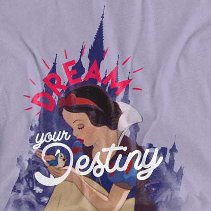 Lavender - Pack Shot - Snow White Womens-Ladies Dream Your Destiny T-Shirt