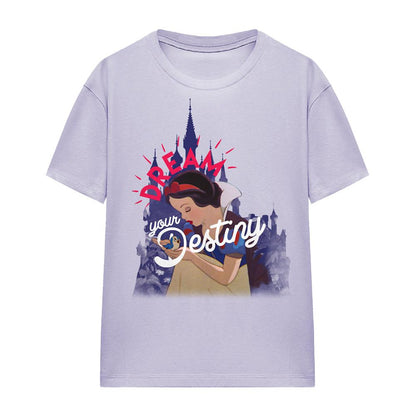 Lavender - Front - Snow White Womens-Ladies Dream Your Destiny T-Shirt