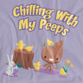 Lavender - Pack Shot - Guardians Of The Galaxy Womens-Ladies Chilling With My Peeps Groot T-Shirt