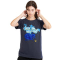 Deep Navy - Back - Aladdin Womens-Ladies Official Wish Granter Genie T-Shirt