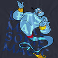 Deep Navy - Pack Shot - Aladdin Womens-Ladies Let´s Make Some Magic Genie T-Shirt