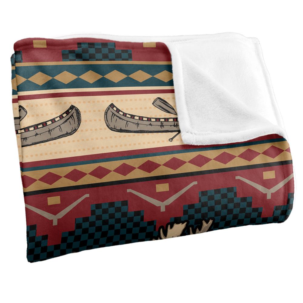 Multicoloured - Side - JQ Licensing Silky Moose Supersoft Blanket