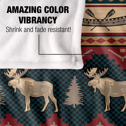 Multicoloured - Lifestyle - JQ Licensing Silky Moose Supersoft Blanket