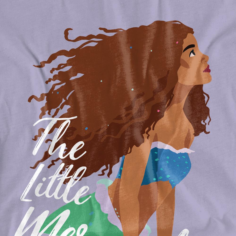Lavender - Pack Shot - The Little Mermaid Womens-Ladies Part Of Your World Ariel T-Shirt