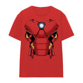 Red - Front - Iron Man Womens-Ladies Iron Man Costume T-Shirt