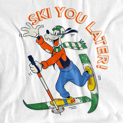 White - Pack Shot - Mickey Mouse & Friends Womens-Ladies Goofy T-Shirt