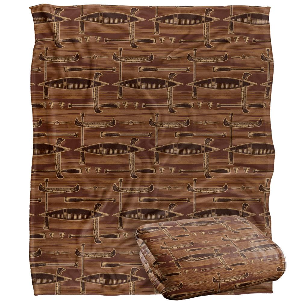 Brown - Back - JQ Licensing Silky Supersoft Blanket