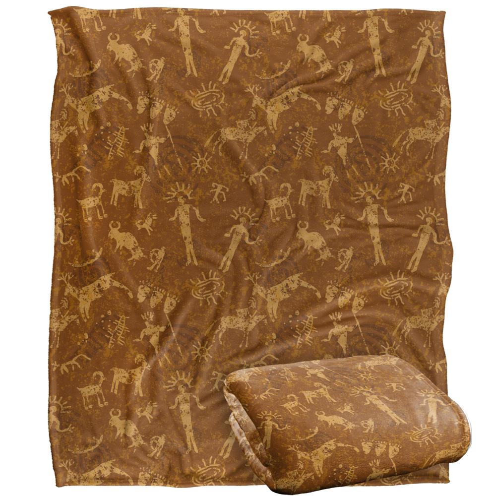 Brown - Back - JQ Licensing Silky Supersoft Blanket